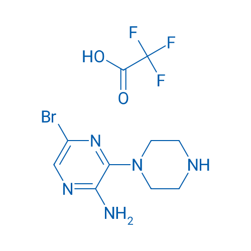 5-Bromo-3-(piperazin-1-yl)pyrazin-2-amine 2,2,2-trifluoroacetate 1g