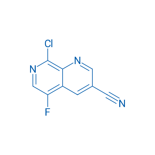 8-Chloro-5-fluoro-1,7-naphthyridine-3-carbonitrile 250mg