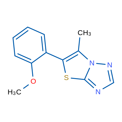 5-(2-Methoxyphenyl)-6-methylthiazolo[3,2-b][1,2,4]triazole 1g