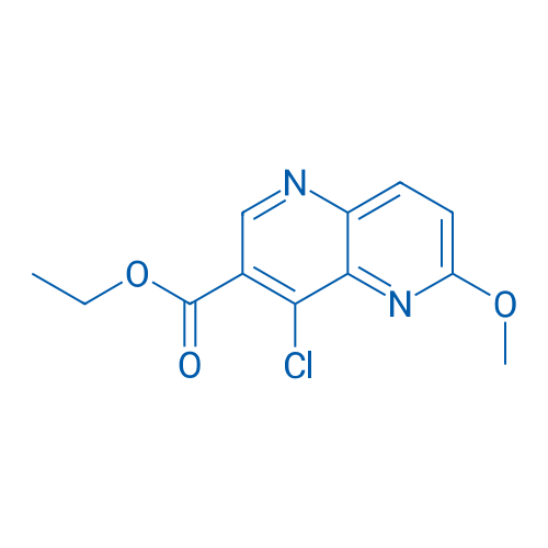Ethyl 4-chloro-6-methoxy-1,5-naphthyridine-3-carboxylate 1g