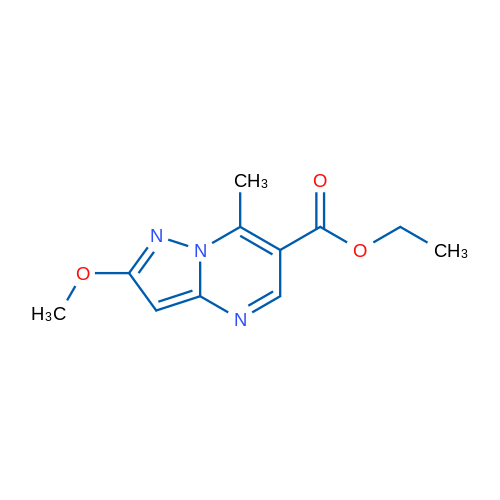 Ethyl 2-methoxy-7-methylpyrazolo[1,5-a]pyrimidine-6-carboxylate 1g
