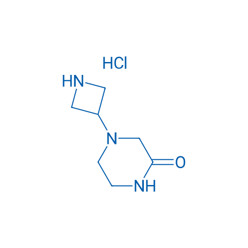 4-(Azetidin-3-yl)piperazin-2-one hydrochloride 100mg