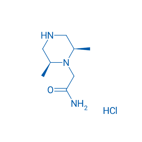 2-((2R,6S)-2,6-Dimethylpiperazin-1-yl)acetamide hydrochloride 1g