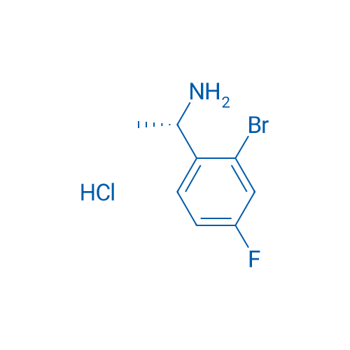 (S)-1-(2-Bromo-4-fluorophenyl)ethanamine hydrochloride 100mg