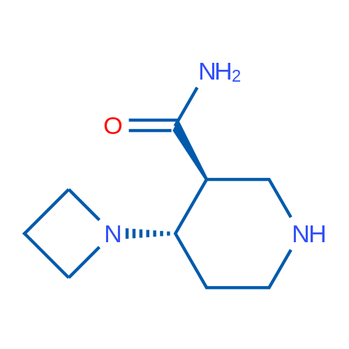 (3S,4S)-4-(Azetidin-1-yl)piperidine-3-carboxamide 1g