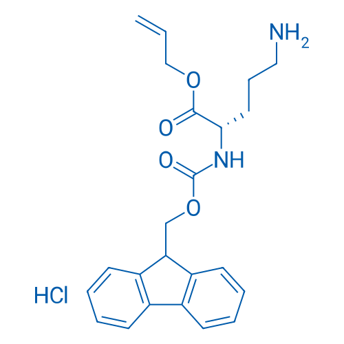 (S)-Allyl 2-((((9H-fluoren-9-yl)methoxy)carbonyl)amino)-5-aminopentanoate hydrochloride 100mg