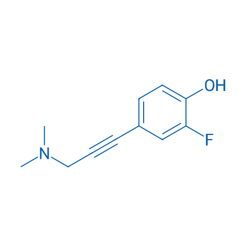 4-(3-(Dimethylamino)prop-1-yn-1-yl)-2-fluorophenol 250mg