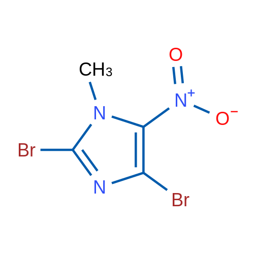 2,4-Dibromo-1-methyl-5-nitro-1H-imidazole 5g