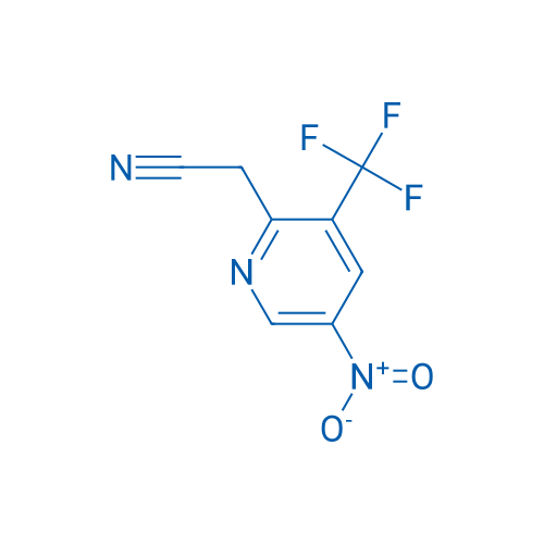 2-(5-Nitro-3-(trifluoromethyl)pyridin-2-yl)acetonitrile 250mg