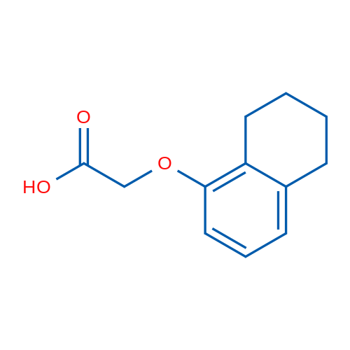 2-((5,6,7,8-Tetrahydronaphthalen-1-yl)oxy)acetic acid 1g