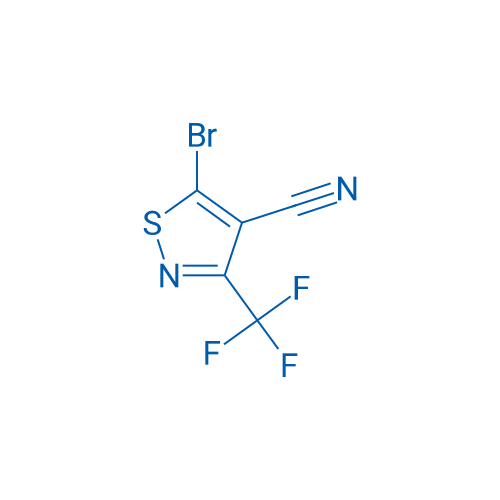 5-Bromo-3-(trifluoromethyl)isothiazole-4-carbonitrile 250mg
