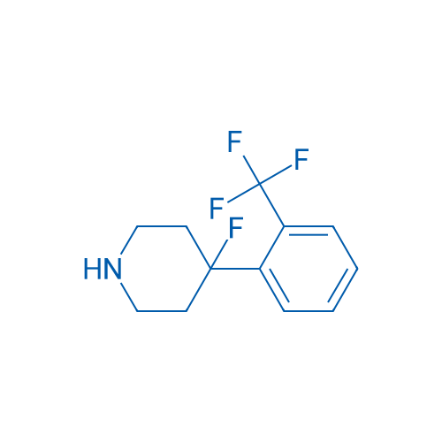 4-Fluoro-4-[2-(trifluoromethyl)phenyl]piperidine 1g