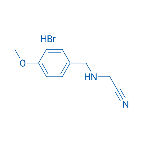 2-{[(4-methoxyphenyl)methyl]amino}acetonitrile hydrobromide 1g