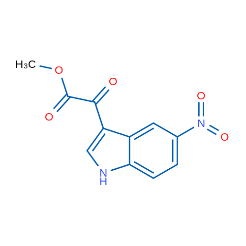 Methyl 2-(5-nitro-1H-indol-3-yl)-2-oxoacetate 250mg