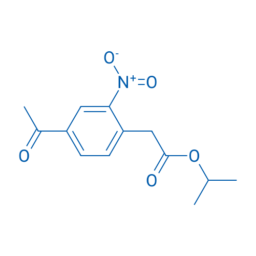 Isopropyl 2-(4-acetyl-2-nitrophenyl)acetate 1g