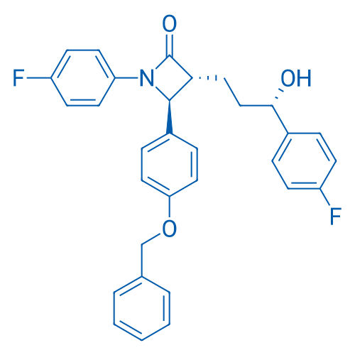 (3R,4S)-4-(4-(Benzyloxy)phenyl)-1-(4-fluorophenyl)-3-((S)-3-(4-fluorophenyl)-3-hydroxypropyl)azetidin-2-one 250mg