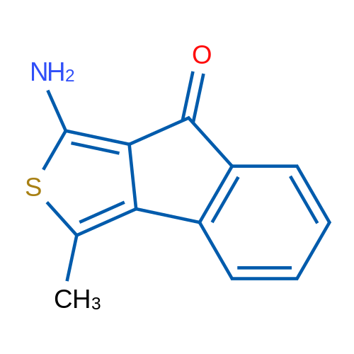 1-Amino-3-methyl-8H-indeno[1,2-c]thiophen-8-one 1g