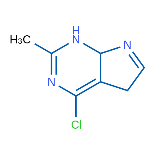 4-Chloro-2-methyl-5,7a-dihydro-1H-pyrrolo[2,3-d]pyrimidine 1g