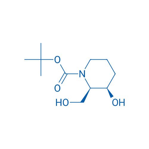 tert-Butyl (2R,3R)-3-hydroxy-2-(hydroxymethyl)piperidine-1-carboxylate 1g