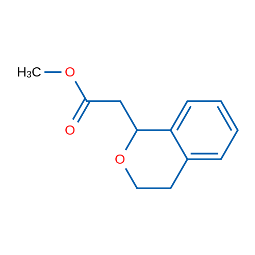 3,4-Dihydro-1H-2-benzopyran-1-acetic acid methyl ester 1g