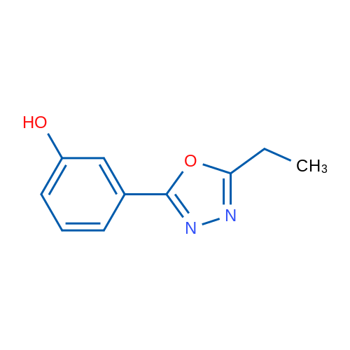 3-(5-ethyl-1,3,4-oxadiazol-2-yl)phenol 250mg