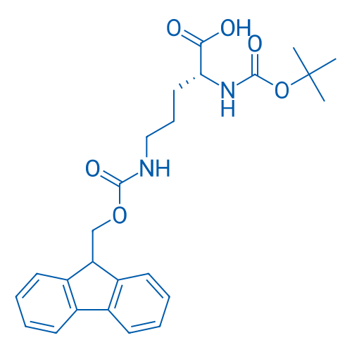 Boc-D-Orn(Fmoc)-OH 1g