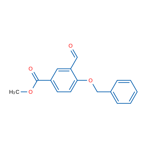 Methyl 4-(benzyloxy)-3-formylbenzoate 100mg