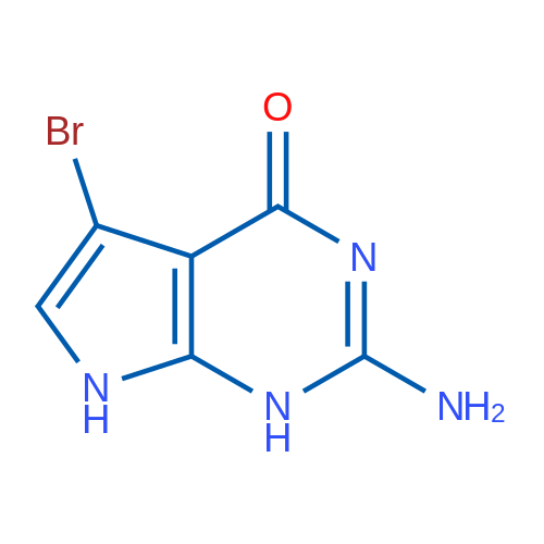 2-Amino-5-bromo-1H-pyrrolo[2,3-d]pyrimidin-4(7H)-one 1g