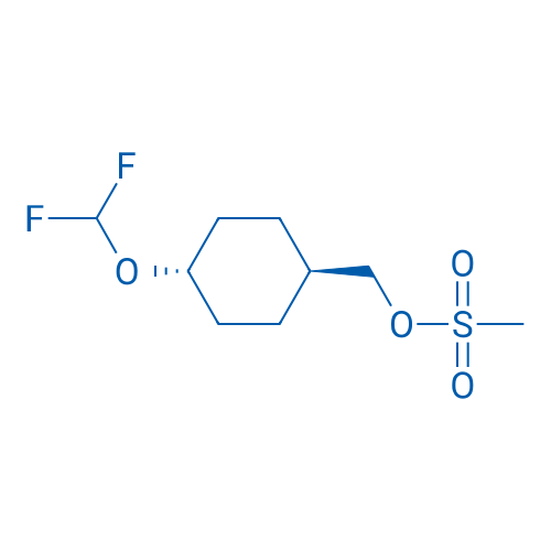 [(1r,4r)-4-(difluoromethoxy)cyclohexyl]methyl methanesulfonate 5g