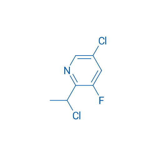 5-Chloro-2-(1-chloroethyl)-3-fluoropyridine 1g