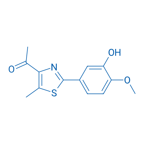 1-(2-(3-Hydroxy-4-methoxyphenyl)-5-methylthiazol-4-yl)ethanone 250mg