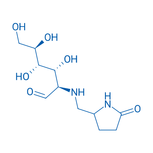 (2R,3R,4S,5R)-3,4,5,6-Tetrahydroxy-2-(((5-oxopyrrolidin-2-yl)methyl)amino)hexanal 1g