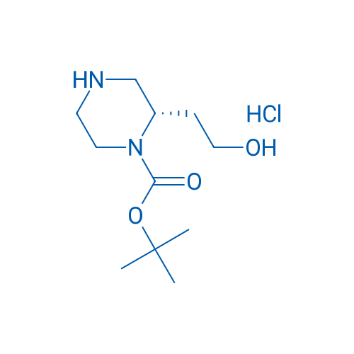 (S)-tert-Butyl 2-(2-hydroxyethyl)piperazine-1-carboxylate hydrochloride 1g