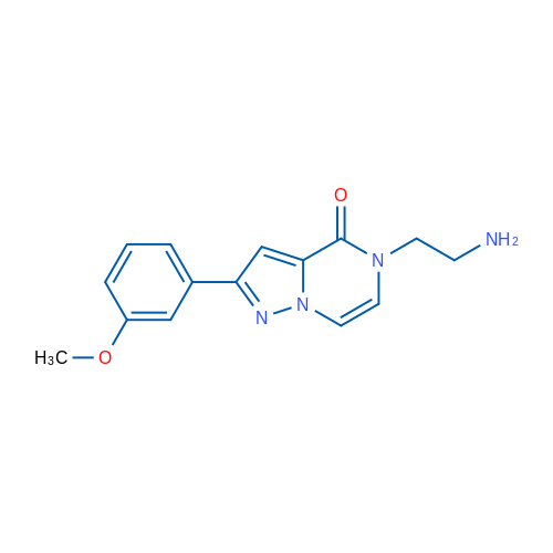 5-(2-Aminoethyl)-2-(3-methoxyphenyl)-4H,5H-pyrazolo[1,5-a]pyrazin-4-one 1g