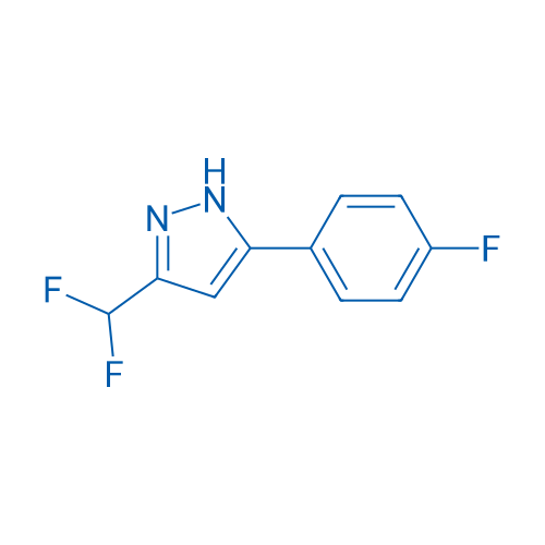 3-(Difluoromethyl)-5-(4-fluorophenyl)-1H-pyrazole 1g