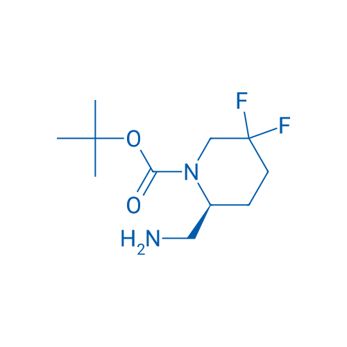 tert-Butyl (2S)-2-(aminomethyl)-5,5-difluoropiperidine-1-carboxylate 100mg