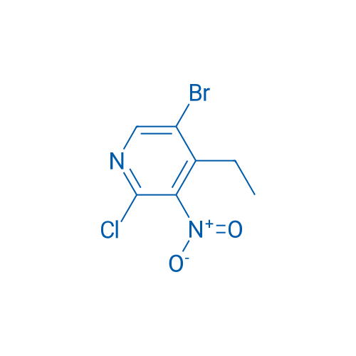 5-Bromo-2-chloro-4-ethyl-3-nitropyridine 250mg