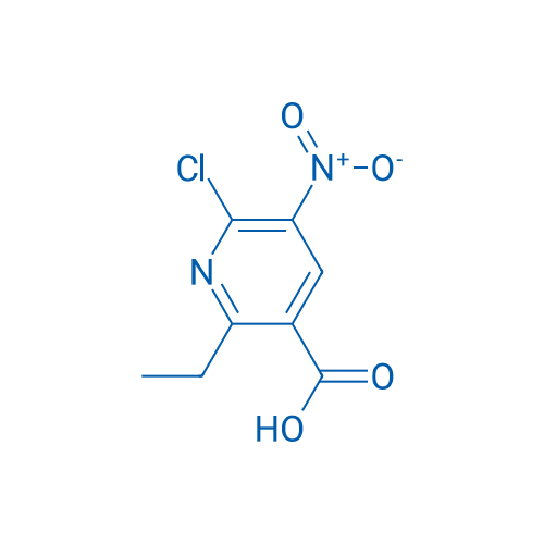 6-Chloro-2-ethyl-5-nitronicotinic acid 100mg
