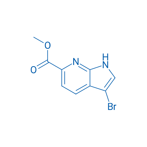 Methyl 3-bromo-1H-pyrrolo[2,3-b]pyridine-6-carboxylate 100mg