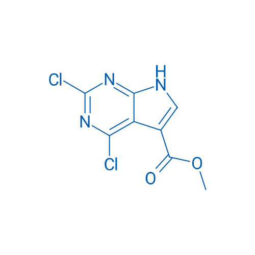 Methyl 2,4-dichloro-7H-pyrrolo[2,3-d]pyrimidine-5-carboxylate 10g