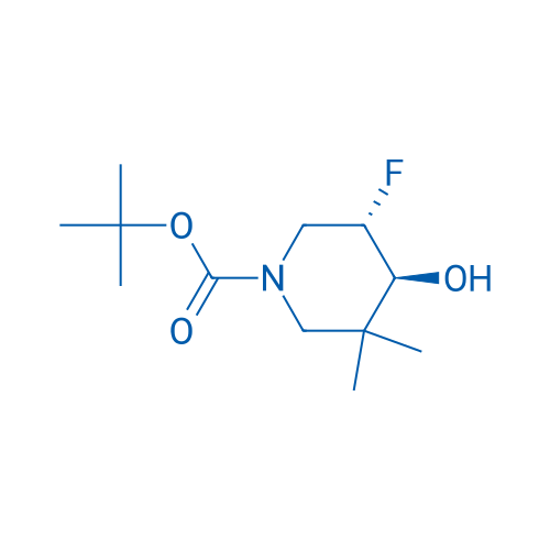 Rel-tert-butyl (4S,5S)-5-fluoro-4-hydroxy-3,3-dimethylpiperidine-1-carboxylate 1g