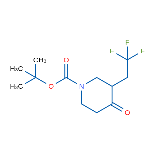 tert-Butyl 4-oxo-3-(2,2,2-trifluoroethyl)piperidine-1-carboxylate 250mg