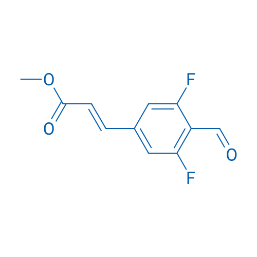 (E)-Methyl 3-(3,5-difluoro-4-formylphenyl)acrylate 10g