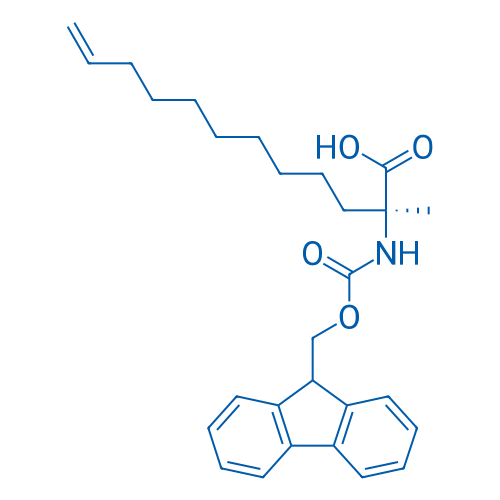 (S)-2-((((9H-Fluoren-9-yl)methoxy)carbonyl)amino)-2-methyldodec-11-enoic acid 250mg