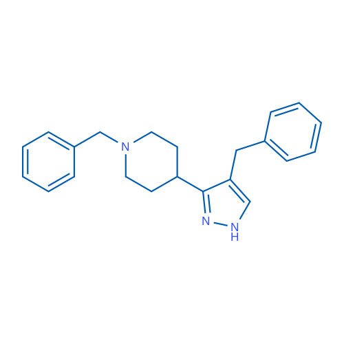 1-Benzyl-4-(4-benzyl-1H-pyrazol-3-yl)piperidine 1g