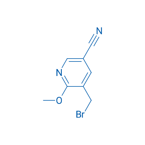 5-(Bromomethyl)-6-methoxynicotinonitrile 250mg