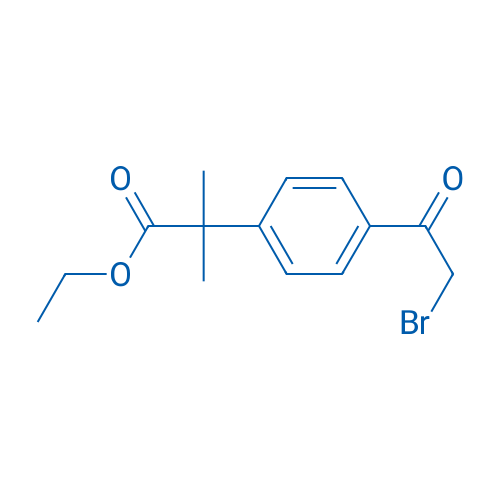 Ethyl 2-(4-(2-bromoacetyl)phenyl)-2-methylpropanoate 250mg