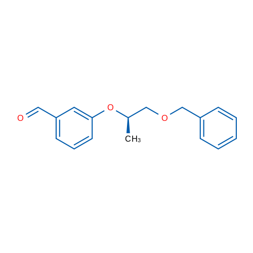 (R)-3-((1-(Benzyloxy)propan-2-yl)oxy)benzaldehyde 1g