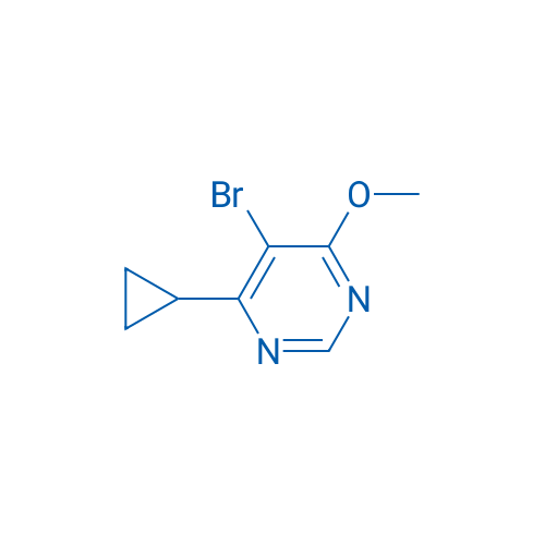 5-Bromo-4-cyclopropyl-6-methoxypyrimidine 250mg
