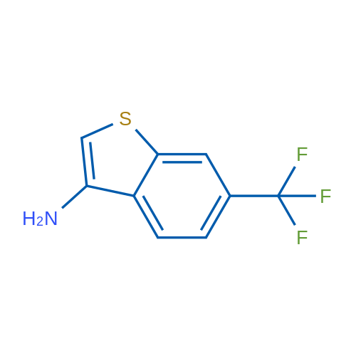 6-(Trifluoromethyl)benzo[b]thiophen-3-amine 1g